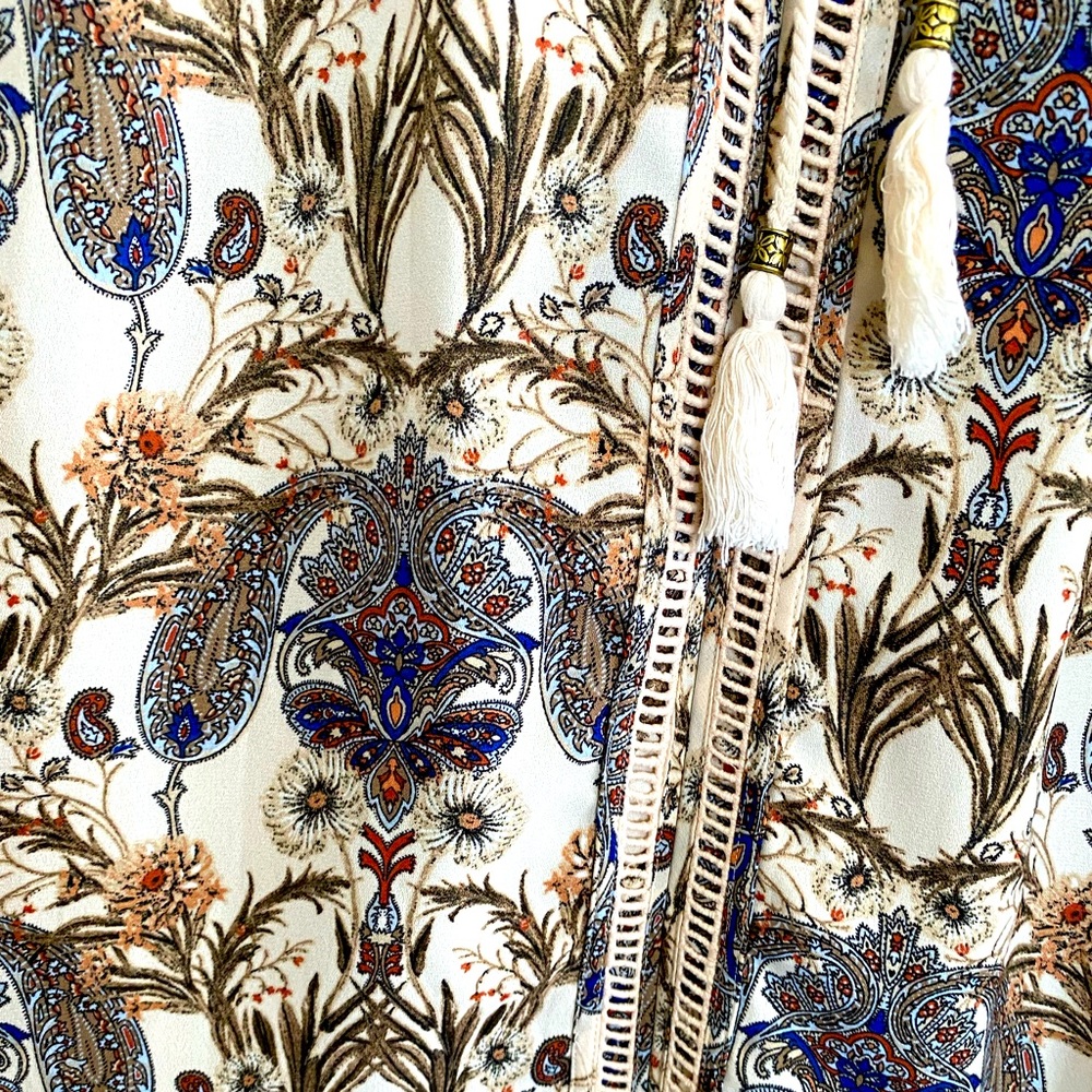 Anthropologie Paisley Long Sleeve Shirt - Picture 4 of 4